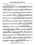 Miniature Jazz Suite #2 - 2nd Eb Alto Saxophone