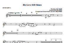 His Love Still Shines - Bb Trumpet 1 