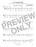 It's A Small World (from The Daily Ukulele) (arr. Liz and Jim Beloff)