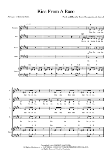 Kiss From A Rose (arr. Tim Allen) - Full Score 
