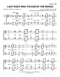 Last Night Was The End Of The World (arr. Barbershop Harmony Society)