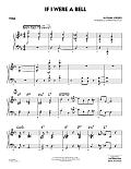 If I Were a Bell (arr. Sammy Nestico) - Piano