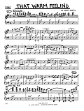 That Warm Feeling - Piano