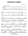 Adagio In C Minor