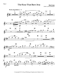 The Rose that Bare Jesu - Flute 1