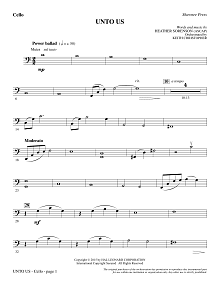 Unto Us - Cello 