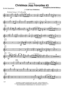 Christmas Jazz Favorites #3 - 2nd Eb Alto Saxophone 