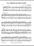 All Through The Night - Piano