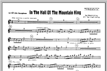 In the Hall of the Mountain King - Alto Sax 1 