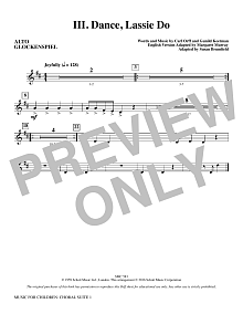 Music for Children (Choral Suite 1) - Alto Glockenspiel 