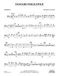 Fanfare for Justice - Trombone 1