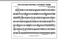Fox College Football Saturday Theme - Bb Tenor Sax