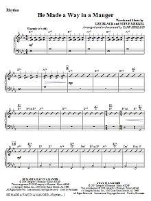 He Made A Way In A Manger - Rhythm 