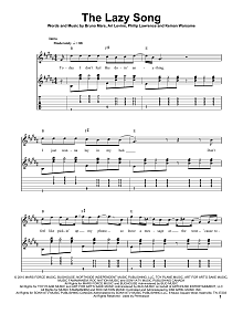 The Lazy Song 