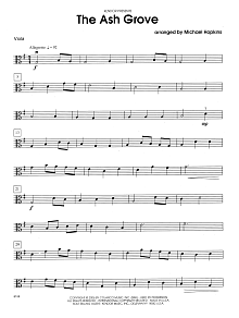 The Ash Grove - Viola 