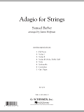 Adagio For Strings - Full Score