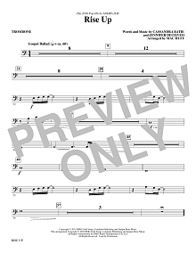 Rise Up (arr. Mac Huff) - Trombone 
