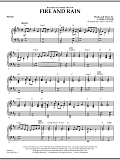 Fire and Rain - Piano