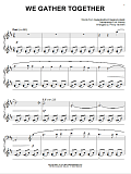 We Gather Together [Classical version] (arr. Phillip Keveren)
