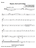 Rejoice, The Lord Is King - Bassoon