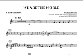 We Are The World - Bb Tenor Saxophone