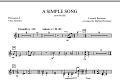 A Simple Song (from Mass) - Percussion 3