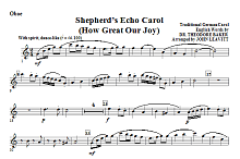 Shepherd's Echo Carol (How Great Our Joy) - Oboe 
