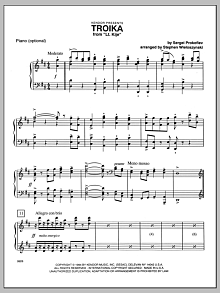 Troika (from Lt. Kije) - Piano 