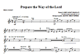 Prepare The Way Of The Lord - Percussion