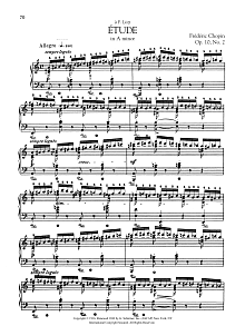 Etude in A minor, Op. 10, No. 2 