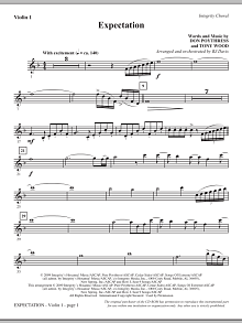 Expectation - Violin 1 