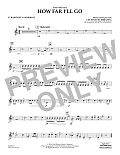 How Far I'll Go (from Moana) - Eb Baritone Saxophone