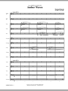 Amber Waves - Full Score 