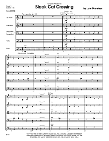 Black Cat Crossing - Full Score 