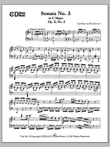 Sonata No. 3 In C Major, Op. 2, No. 3 