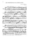 Six Variations On A Swiss Song, WoO 64