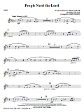People Need The Lord - Oboe