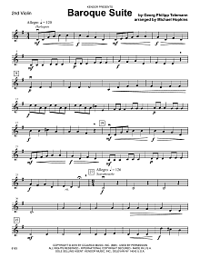 Baroque Suite - 2nd Violin 