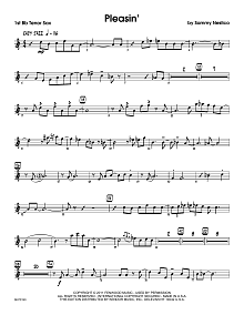 Pleasin' - 1st Tenor Saxophone 