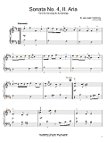 Sonata No. 4, II. Aria