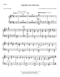 American Dream - Piano