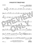 I Want It That Way (arr. Michael Brown) - Trombone