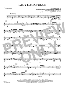 Lady Gaga Fugue - Bb Clarinet 2 
