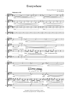 Everywhere (arr. Abi Moore) 