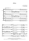 Africa (arr. Wendy Sergeant)