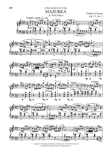 Mazurka in A-flat Major, Op. 17, No. 3 