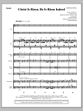 Christ Is Risen, He Is Risen Indeed - Full Score