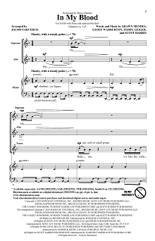 In My Blood (arr. Jacob Narverud) 