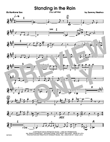 Standing In The Rain (You Left Me) - Eb Baritone Saxophone 