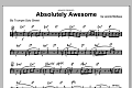Absolutely Awesome - Solo Sheet
